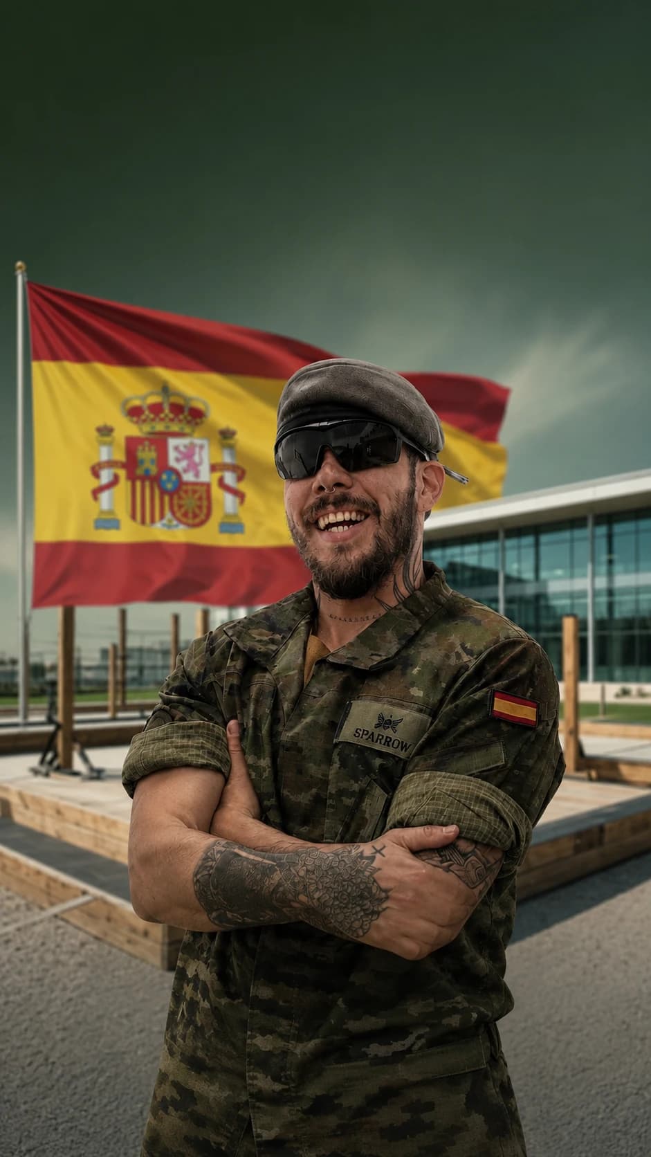 Sparrow, mentor de Academia de Combate